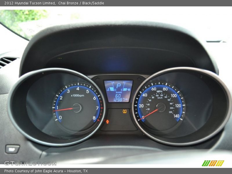 Chai Bronze / Black/Saddle 2012 Hyundai Tucson Limited
