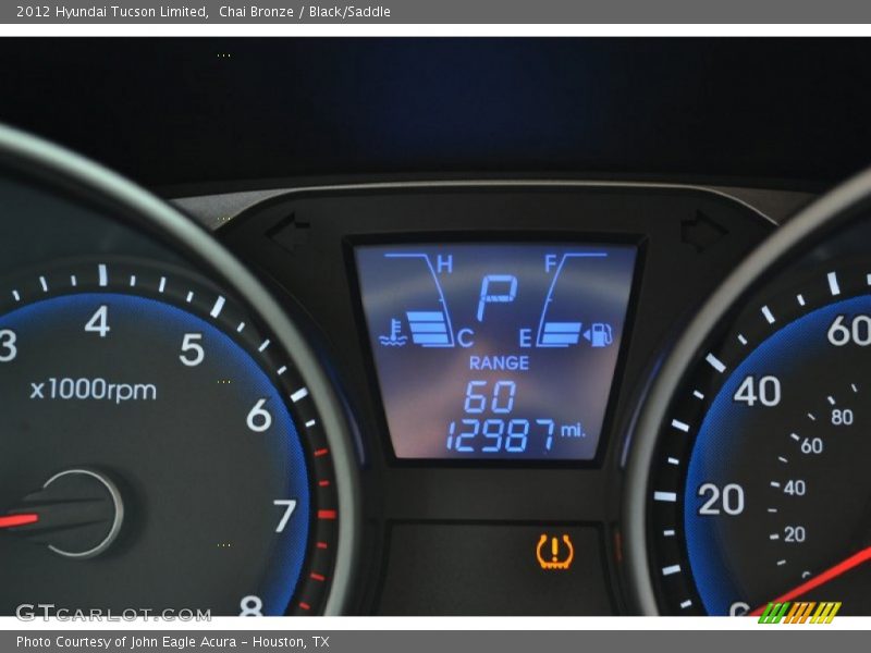 Chai Bronze / Black/Saddle 2012 Hyundai Tucson Limited