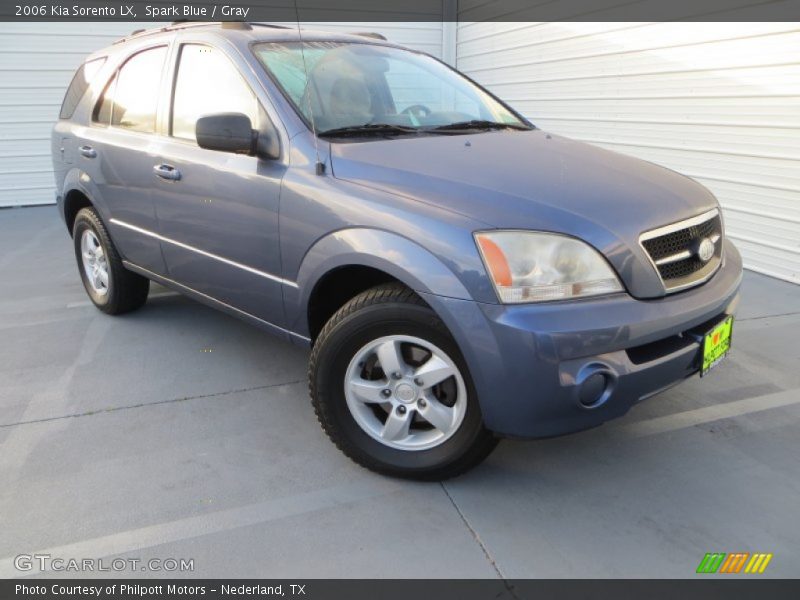 Spark Blue / Gray 2006 Kia Sorento LX