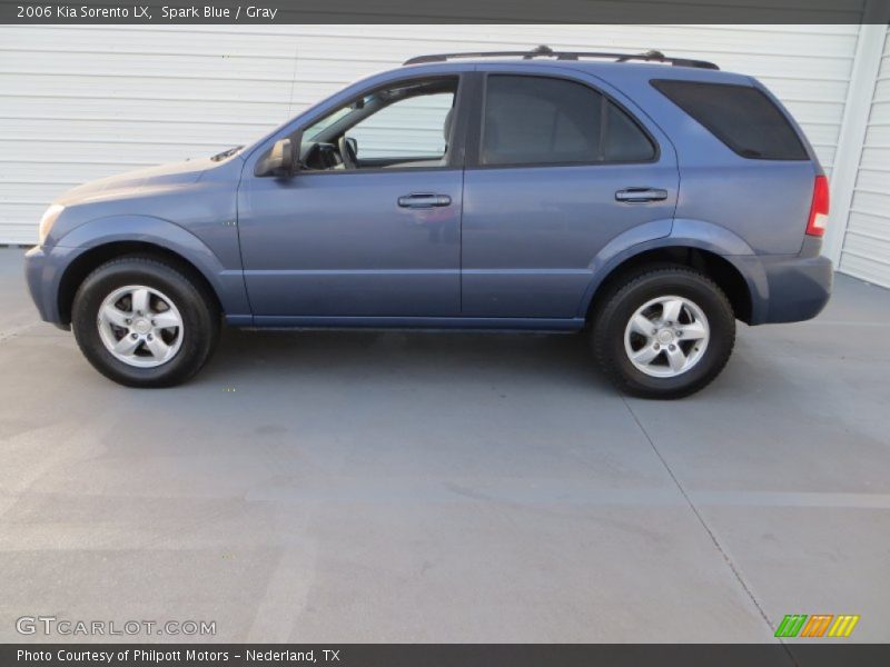 Spark Blue / Gray 2006 Kia Sorento LX