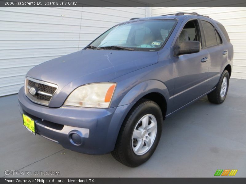 Spark Blue / Gray 2006 Kia Sorento LX