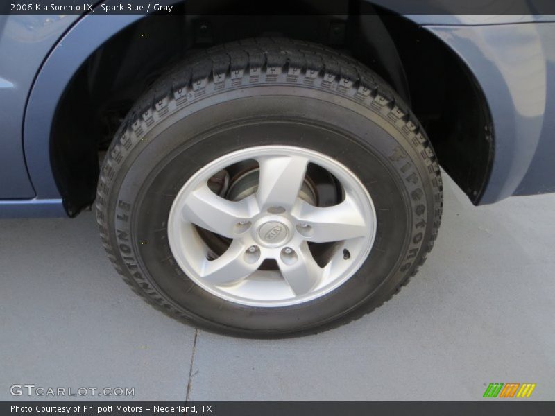 Spark Blue / Gray 2006 Kia Sorento LX