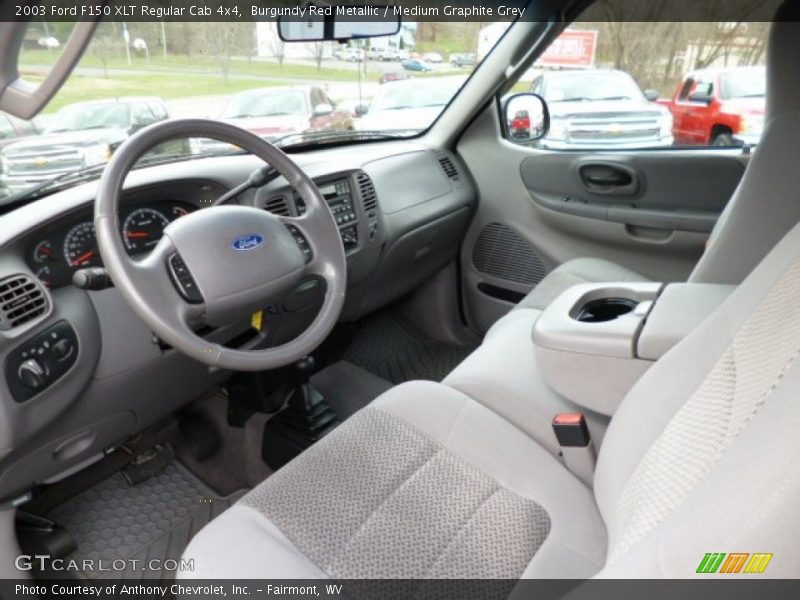 Medium Graphite Grey Interior - 2003 F150 XLT Regular Cab 4x4 