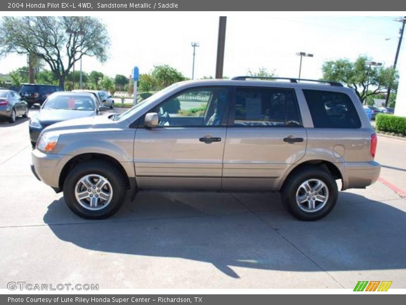 Sandstone Metallic / Saddle 2004 Honda Pilot EX-L 4WD