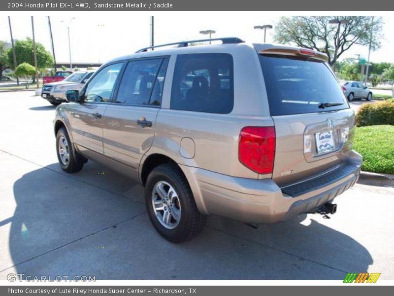 Sandstone Metallic / Saddle 2004 Honda Pilot EX-L 4WD