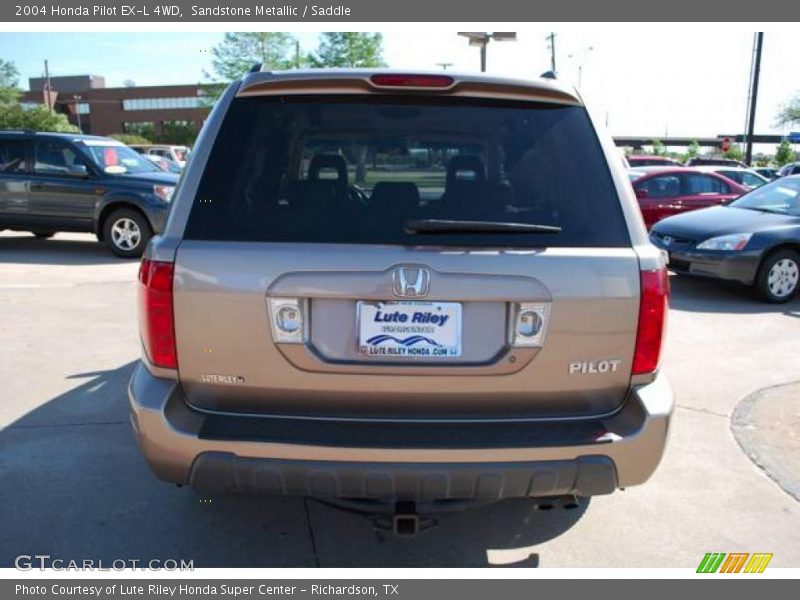 Sandstone Metallic / Saddle 2004 Honda Pilot EX-L 4WD