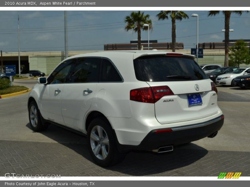 Aspen White Pearl / Parchment 2010 Acura MDX