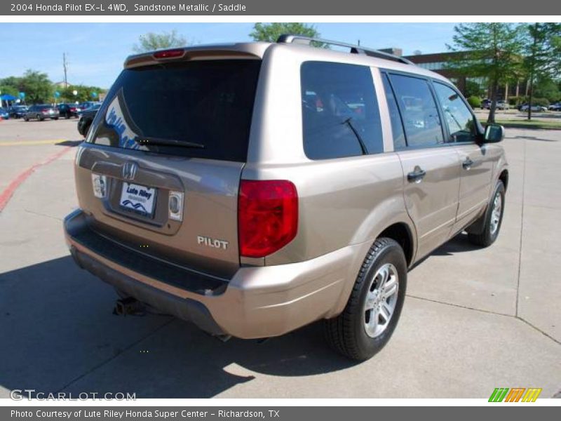 Sandstone Metallic / Saddle 2004 Honda Pilot EX-L 4WD