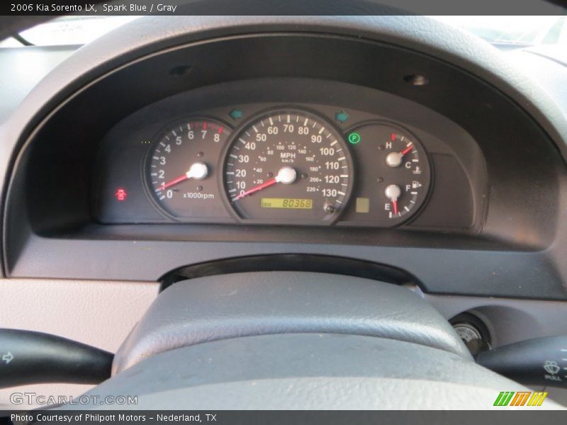 Spark Blue / Gray 2006 Kia Sorento LX