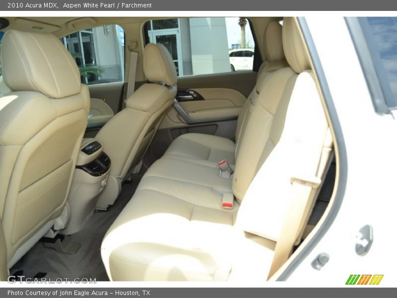 Aspen White Pearl / Parchment 2010 Acura MDX