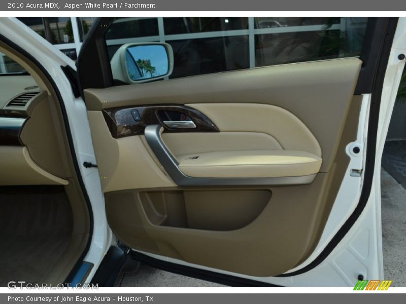 Aspen White Pearl / Parchment 2010 Acura MDX