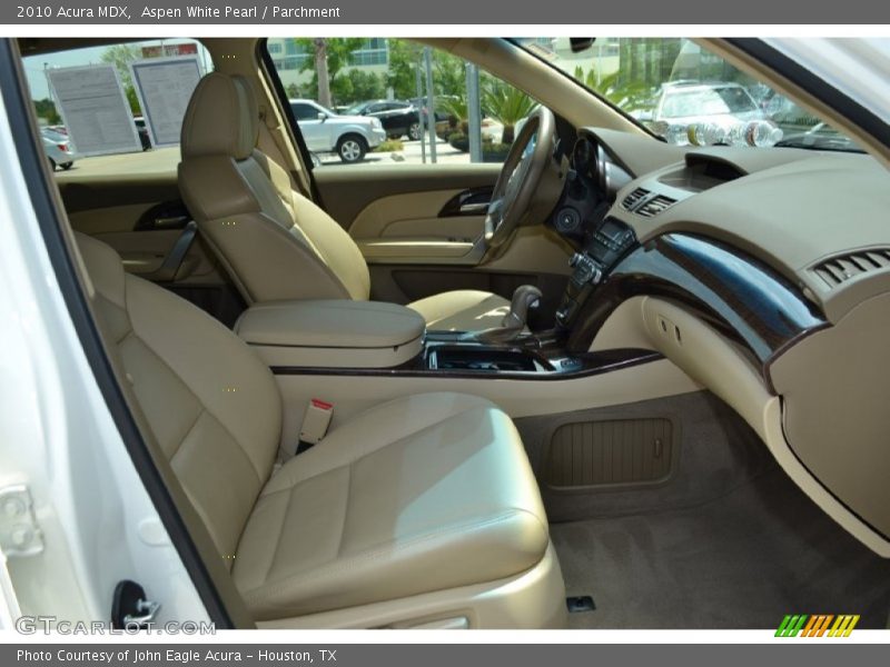 Aspen White Pearl / Parchment 2010 Acura MDX