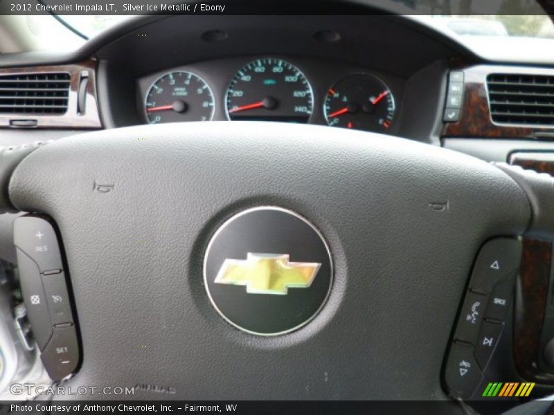 Silver Ice Metallic / Ebony 2012 Chevrolet Impala LT