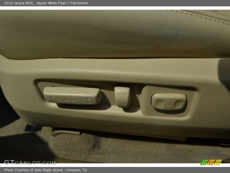 Aspen White Pearl / Parchment 2010 Acura MDX