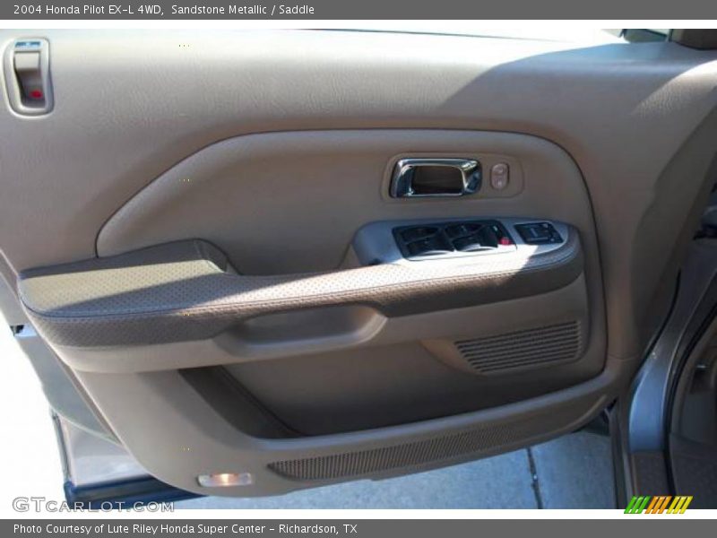 Sandstone Metallic / Saddle 2004 Honda Pilot EX-L 4WD