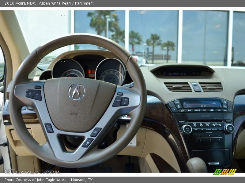 Aspen White Pearl / Parchment 2010 Acura MDX