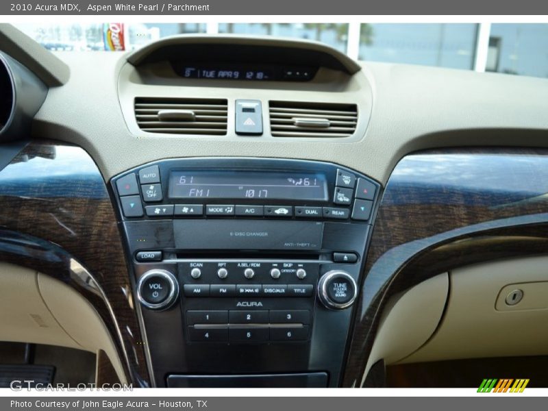Aspen White Pearl / Parchment 2010 Acura MDX