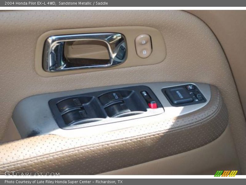 Sandstone Metallic / Saddle 2004 Honda Pilot EX-L 4WD