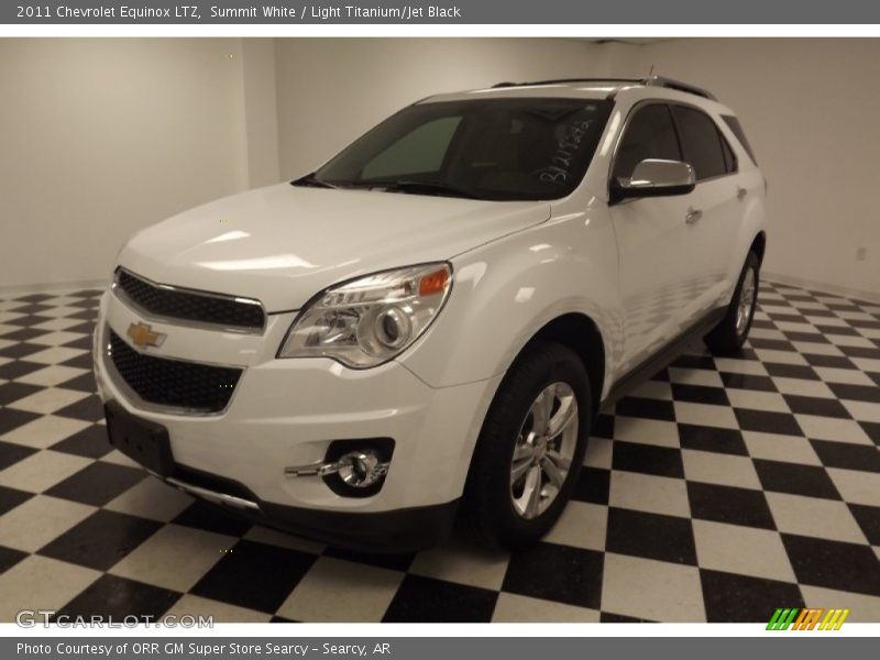 Summit White / Light Titanium/Jet Black 2011 Chevrolet Equinox LTZ