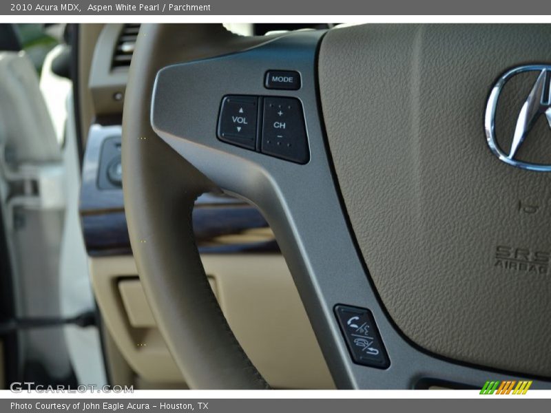 Aspen White Pearl / Parchment 2010 Acura MDX