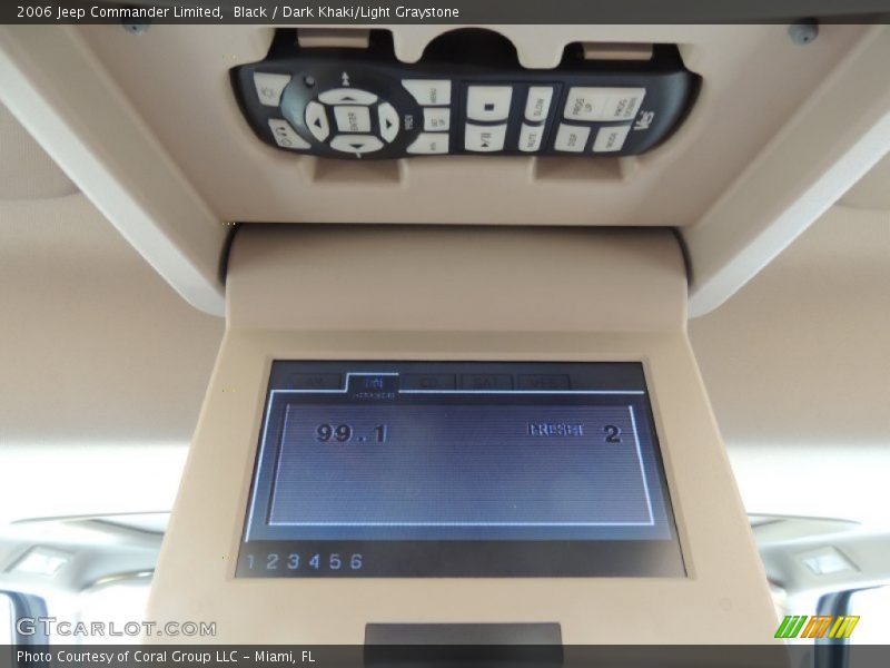 Black / Dark Khaki/Light Graystone 2006 Jeep Commander Limited
