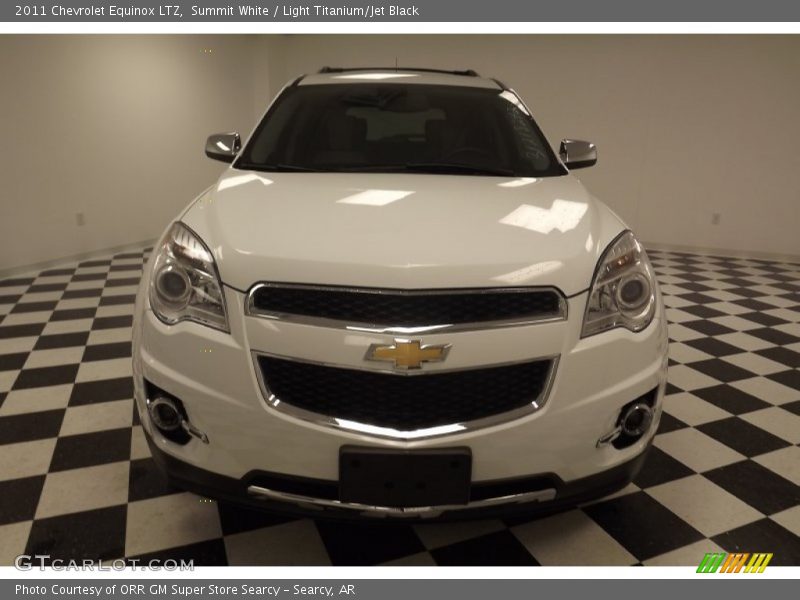 Summit White / Light Titanium/Jet Black 2011 Chevrolet Equinox LTZ