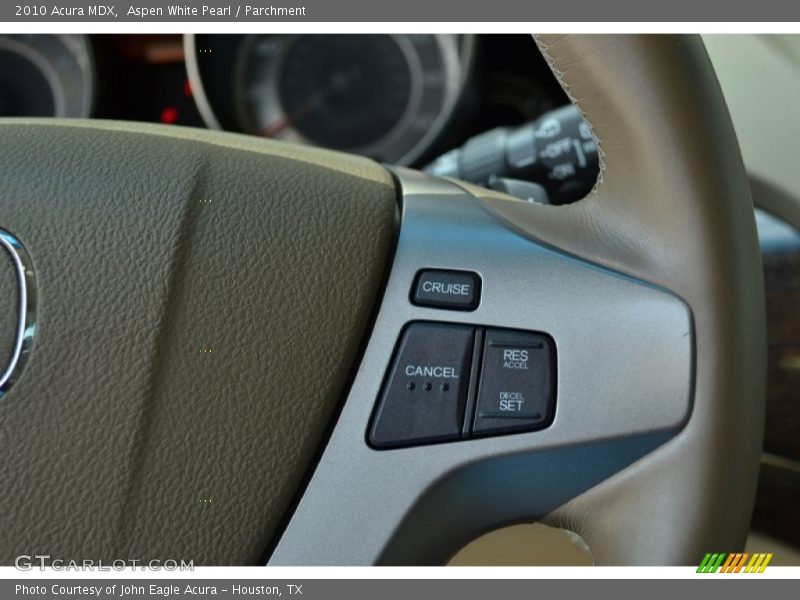 Aspen White Pearl / Parchment 2010 Acura MDX