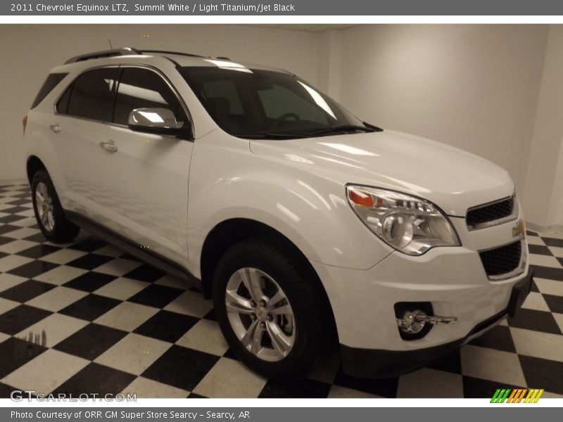 Summit White / Light Titanium/Jet Black 2011 Chevrolet Equinox LTZ