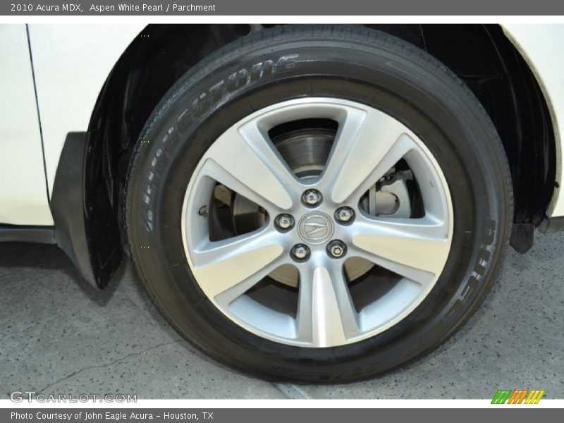 Aspen White Pearl / Parchment 2010 Acura MDX