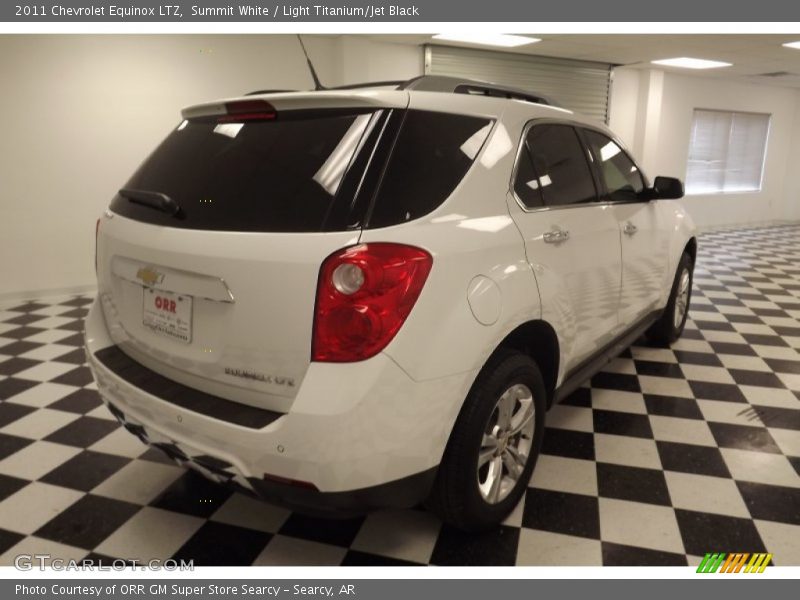 Summit White / Light Titanium/Jet Black 2011 Chevrolet Equinox LTZ