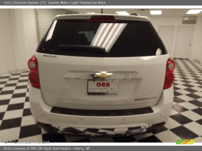 Summit White / Light Titanium/Jet Black 2011 Chevrolet Equinox LTZ