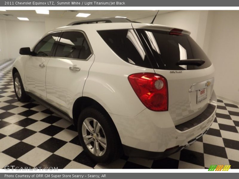 Summit White / Light Titanium/Jet Black 2011 Chevrolet Equinox LTZ