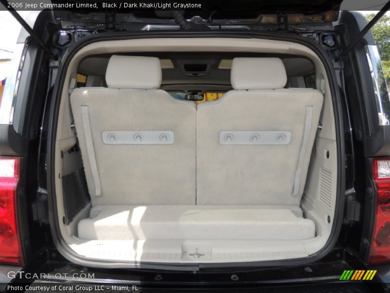 Black / Dark Khaki/Light Graystone 2006 Jeep Commander Limited