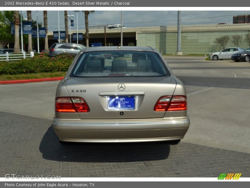 Desert Silver Metallic / Charcoal 2002 Mercedes-Benz E 430 Sedan