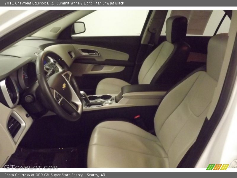 Summit White / Light Titanium/Jet Black 2011 Chevrolet Equinox LTZ