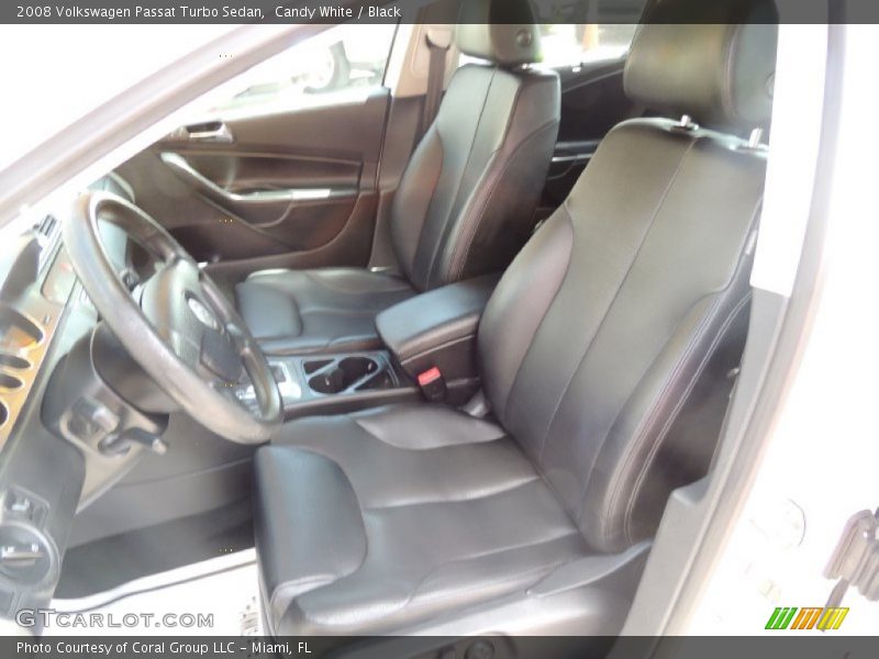 Candy White / Black 2008 Volkswagen Passat Turbo Sedan