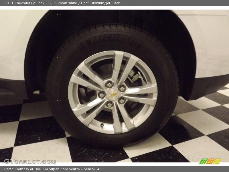 Summit White / Light Titanium/Jet Black 2011 Chevrolet Equinox LTZ