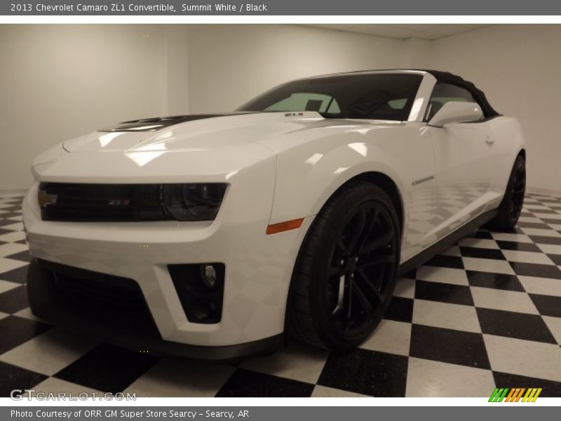 Summit White / Black 2013 Chevrolet Camaro ZL1 Convertible