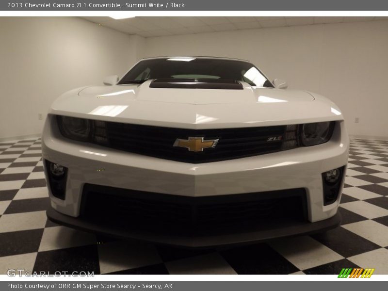 Summit White / Black 2013 Chevrolet Camaro ZL1 Convertible