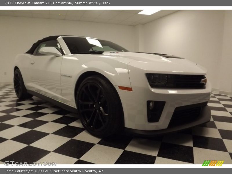 Summit White / Black 2013 Chevrolet Camaro ZL1 Convertible