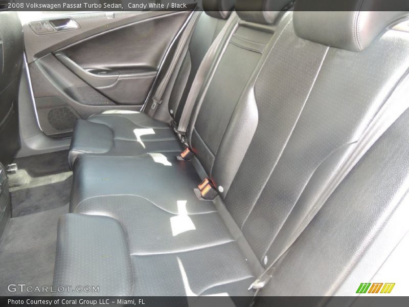 Candy White / Black 2008 Volkswagen Passat Turbo Sedan