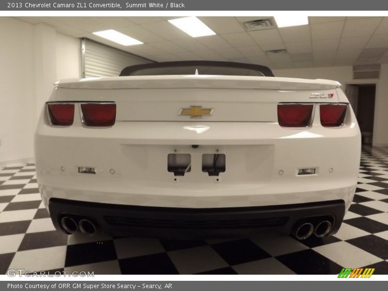Summit White / Black 2013 Chevrolet Camaro ZL1 Convertible