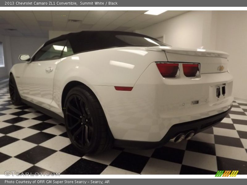 Summit White / Black 2013 Chevrolet Camaro ZL1 Convertible