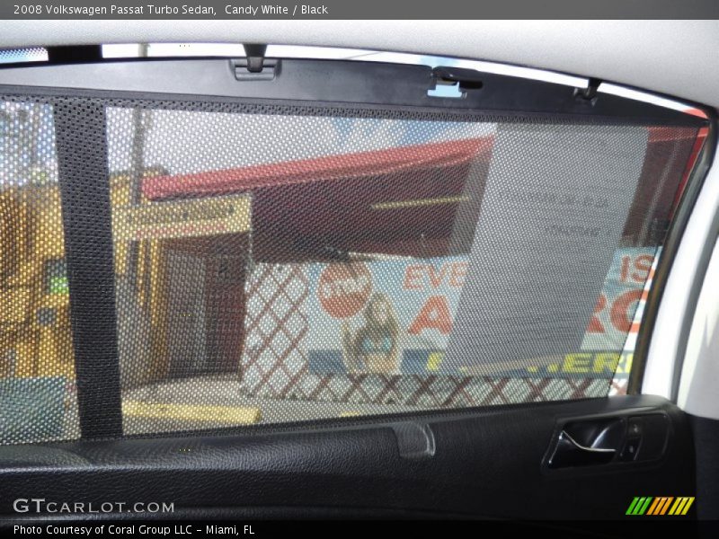 Candy White / Black 2008 Volkswagen Passat Turbo Sedan