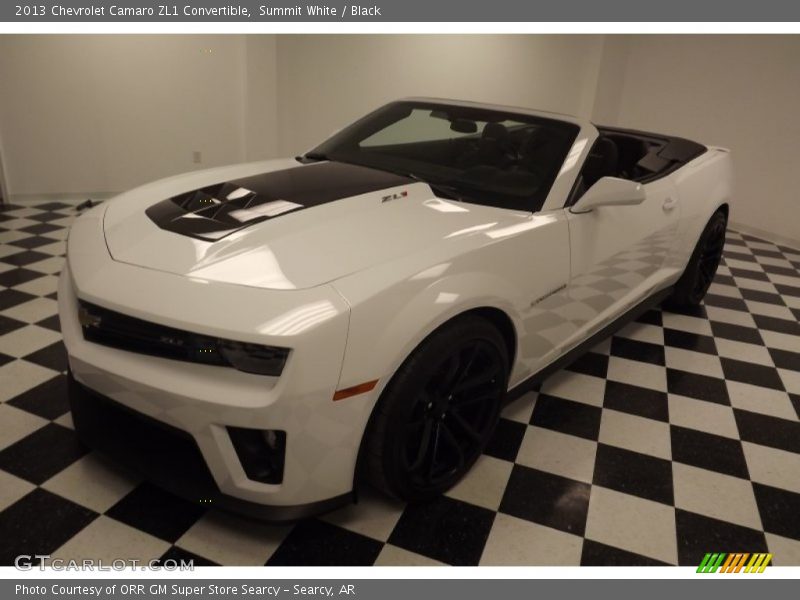 Summit White / Black 2013 Chevrolet Camaro ZL1 Convertible