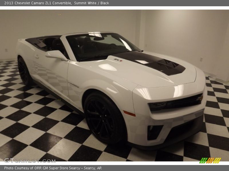Front 3/4 View of 2013 Camaro ZL1 Convertible