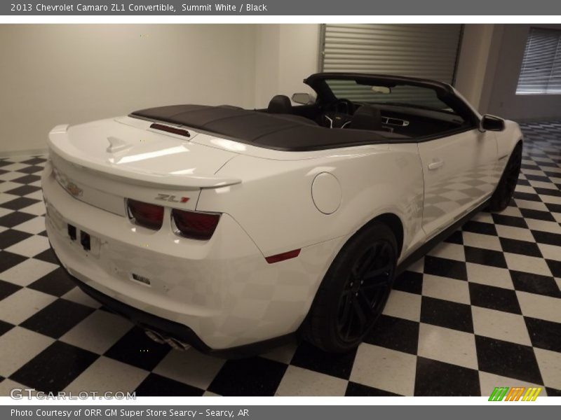 Summit White / Black 2013 Chevrolet Camaro ZL1 Convertible