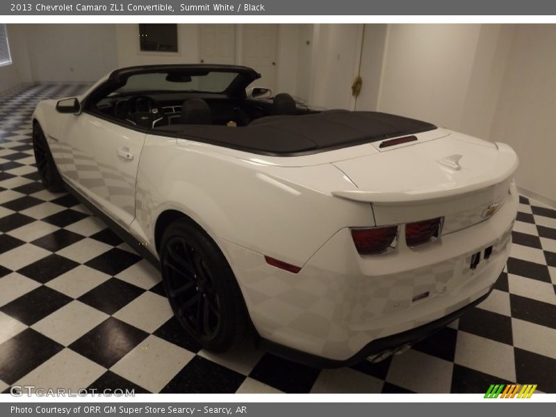 Summit White / Black 2013 Chevrolet Camaro ZL1 Convertible