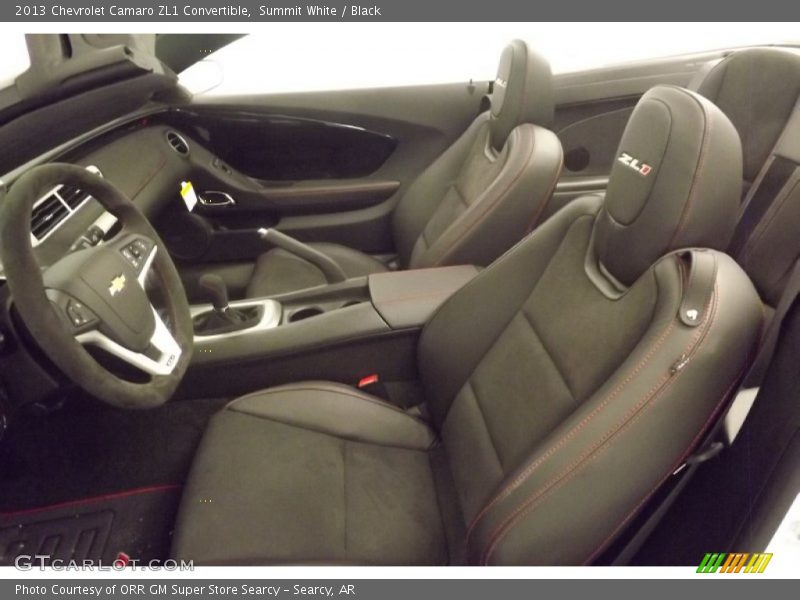 Front Seat of 2013 Camaro ZL1 Convertible