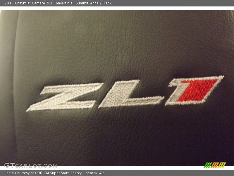  2013 Camaro ZL1 Convertible Logo